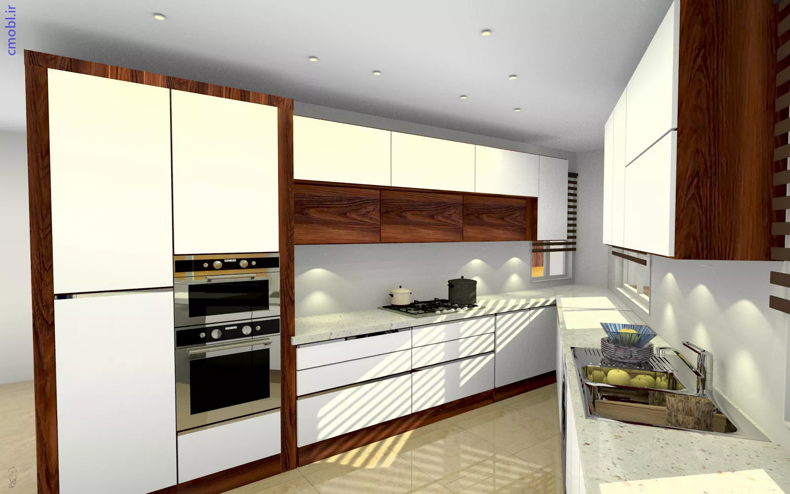 کابينت آشپزخانه در دو مدل مدرن و کلاسيک